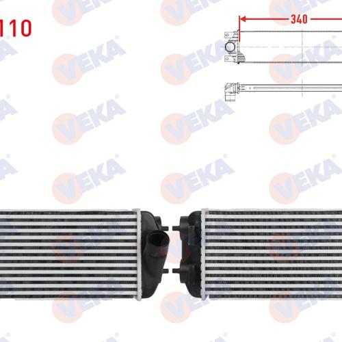 TURBO RADYATORU (INTERCOOLER) HYUNDAI TUCSON 1.6 T-GDI 2016-
