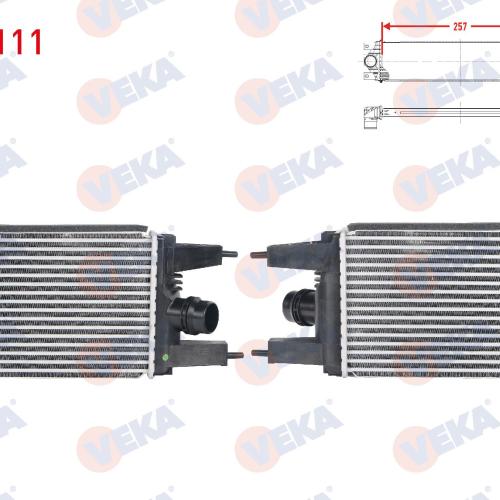 TURBO RADYATORU (INTERCOOLER) NISSAN JUKE 1.2 DIG-T 2010-