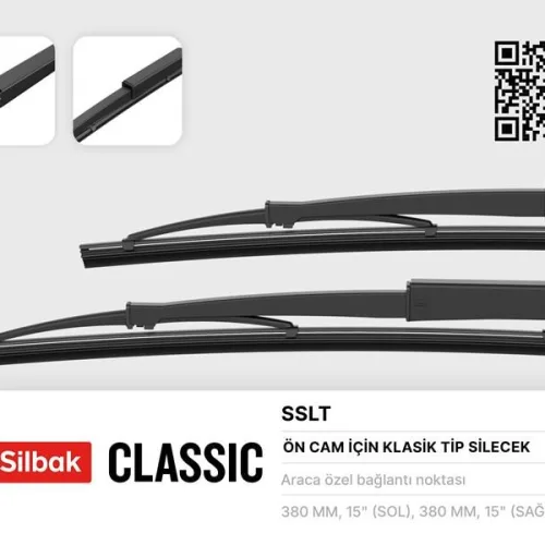 SİLECEK SÜPÜRGESİ KOLLU 385MM SLX ÖN