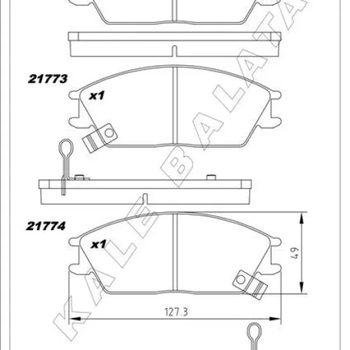 ÖN FREN BALATA HYUNDAI ACCENT 1.3L 1.5L 1.6L benzinli 1.5L CRDi dizel 95-05 / GETZ 1.1L 1.3L 1.4L be nzinli 1.5L CRDi dizel 02-09 / EXCEL 90-95 / SCOUPE 92-96