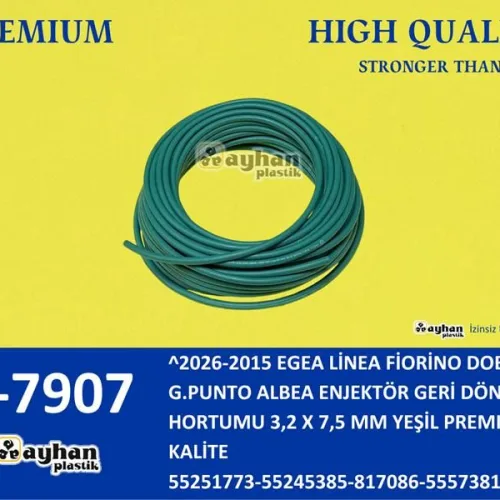 ENJEKTÖR YAKIT GERI DÖNÜŞ HORTUMU OPEL ASTRA H-J CORSA D-E MERIVA A-COMBO-AGILA B 1.3 CDTI FIAT 500 1.3 MJT 95PS 1248CC-DOBLO 1.3 MJT 16 > ürün uzunluğu 25 metre