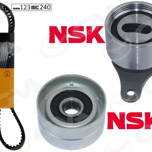 TRİGER KAYIŞ SETİ EKSANTRİK SETİ TOYOTA COROLLA 1.3L 2E karbüratörlü EE90. EE100 88-98 1 KAYIŞ 2 RULMAN 123x240
