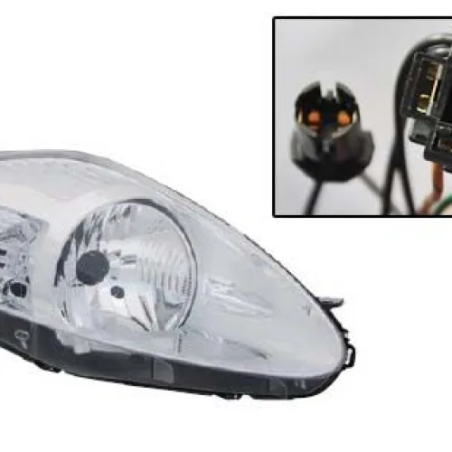 FAR SAĞ FIAT GRANDE PUNTO 04>10 ELEKTRİKLİ H4 KROM