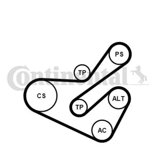 ALTERNATÖR GERGİ KİTİ 6PK1740 PEUGEOT P206-P406-PARTNER-EXPERT-CITROEN BERLINGO-JUMPY-XSARA 2.0 HD I-SCUDO 2.0 JTD 00-06