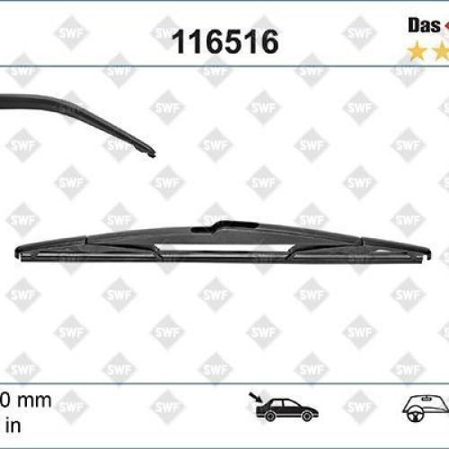 SİLECEK SWF 30cm x1 ARKA FOCUS III 11 > FIESTA 06 > QASHQAI 07 > SECENIC III 09 > YARIS SAAB
