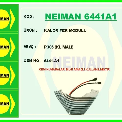KALORIFER MODULU P306 KLİMALI