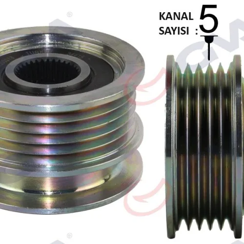 ALTERNATÖR KASNAĞI RULMANLI POLO 1.7 SDI-1.9D-SDI 94-01 -SEAT AROSA 1.7 SDI 97-04