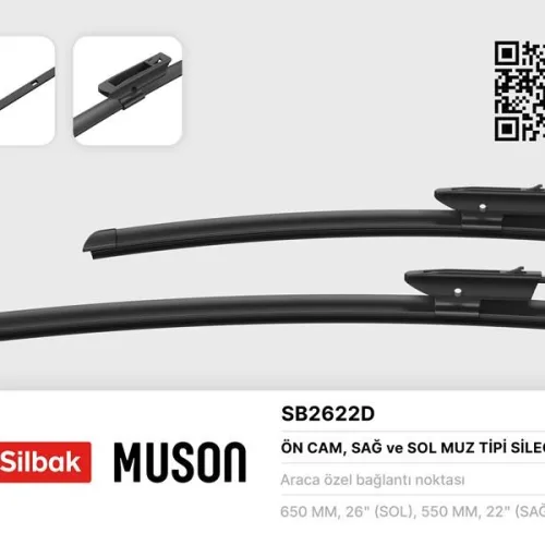 SİLECEK SÜPÜRGESİ 650/550mm MUZ TİPİ SCENIC II 01/05>
