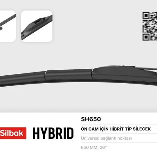 SİLECEK SÜPÜRGESİ HYBRID TİPİ 650mm ÜNİVERSAL