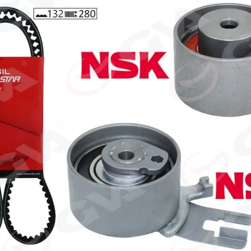 EKSANTRİK GERGİ KİTİ 132x280 VOLVO C30 C70 S60 S80 V70 > XC60 XC70 XC90 2.4TDI 20V K015580XS