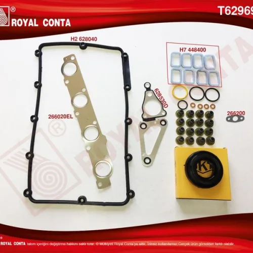 ÜST TAKIM CONTA SKT KEÇ. SUBP.LASTİK SKC SİZ TRANSIT V348 11>14 V363 14 > RANGER 12 > 2.2TDCI 155PS EURO5 A.CEKER