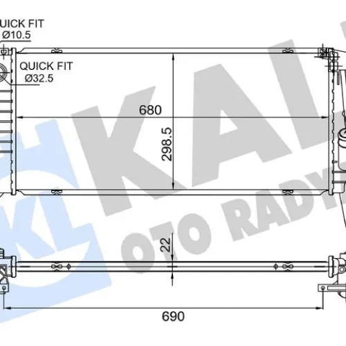MOTOR SU RADYATORU BMW B37 B47 F45 F46 F48 . MINI F54 F55 F56 F57 F60