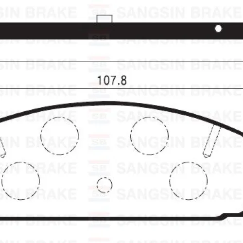 ARKA FREN BALATA MAZDA 323 LANTIS 1.8L BP DOHC BJ 99-01 / 626 FS GF 98-01 / MAZDA 6 2.0L LF-DE GG GH 02->