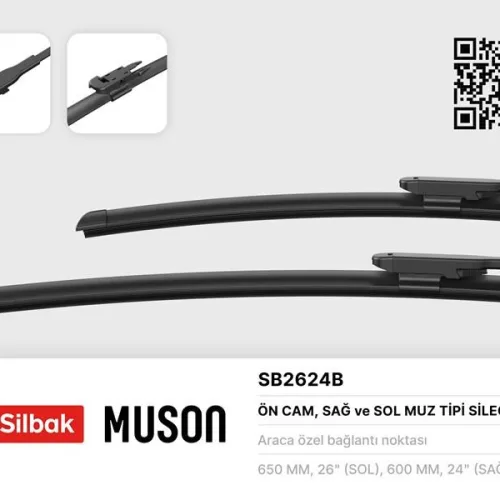 SILECEK SUPURGESI TAKIMI 650mm / 600mm MERCEDES SPRINTER B906 . VW CRAFTER 30-35-50