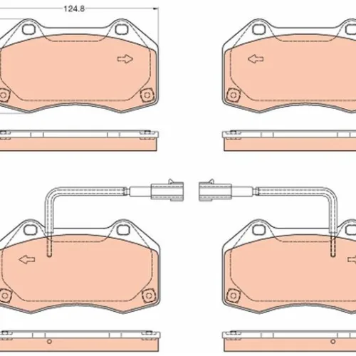 ÖN FREN BALATASI ALFA ROMEO 4C SPIDER 13>20 1.8 TBİ FIAT PUNTO EVO 09>12 1.3D MTJ