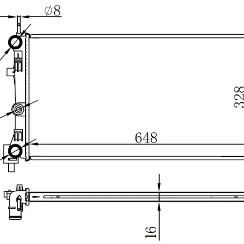 SU RADYATORU BRAZING POLO 6R,6C 1.0,1.0 TSI,1.4,1.2TDI,1.4TDI,1.6TDI 09-17/TOLEDO,IBIZA IV 1.0,1.2TSI,1.4TSI,1.4-1.2,1.4,1.6TDI 09-17/FABIA,RAPID, 1.0,1.0TSI,1.2TSI,1.6TDI,1.2TSI,1.4 07-22 A-T/M-T