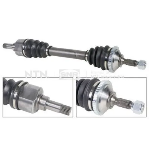 KOMPLE AKS SOL PEUGEOT P206 1.1 TU1-1.4i TU3-1.4 16V ET3-1.4 HDI DV4 98>12 21x22x48T 627mm ABS Lİ