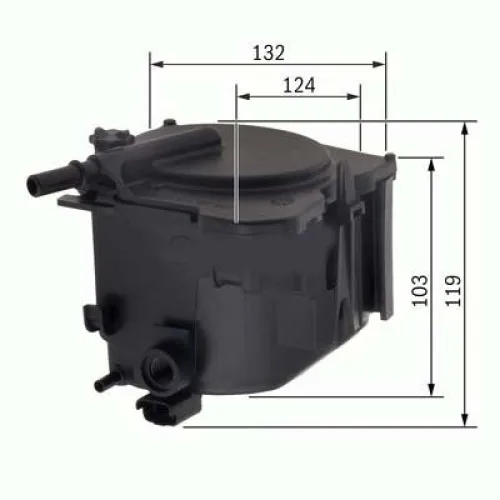 YAKIT FILTRE CITROEN C4 (LC) / C3 / C5 / JUMPY / PEUGEOT PARTNER / 407 / 307 1.6 HDI 2004-2009