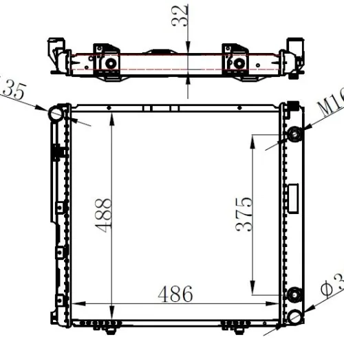 MOTOR SU RADYATORU