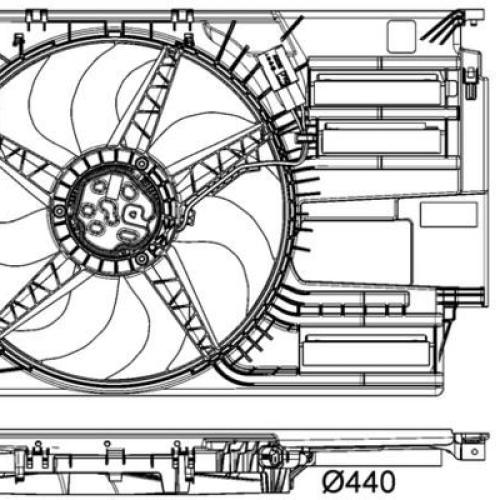 RADYATOR FANI KOMPLE BMW F45 F46 F48 F49 F39 . MINI F54 F55 F56 F57 F60