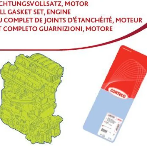 MOTOR TAKIM CONTA KOMPLE P306-P406-P605-XSARA-XM-XANTIA-EVASION-ULYSSE 2.0 XU10 430442P