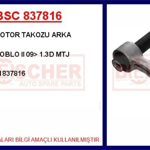 MOTOR TAKOZU ARKA DOBLO II 09> 1.3D MTJ