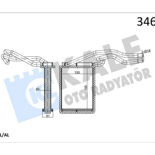 KALORİFER RADYATÖRÜ FORD FİESTA/FUSİON 02>