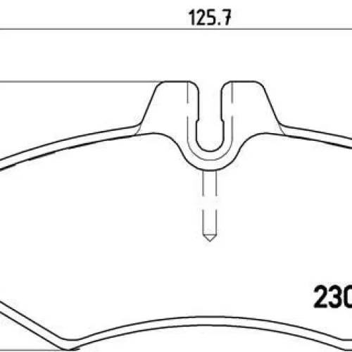 FREN BALATASI ARKA MERCEDES W463 B901>B904 . VW LT 28-35-46
