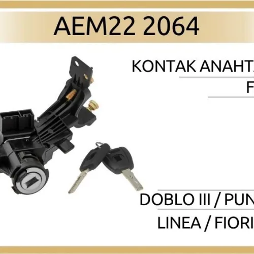 KİLİTLİ KONTAK GÖVDESİ KONTAKLI DOBLO 1.4-1.3 DMTJ-1.6 DMTJ-2.0 DMTJ 2010 >