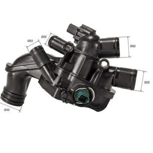 TERMOSTAT 107C KOMPLE P308-P207-C3 PICASSO 1.4 16V EP3 -P207-P308-PARTNER TEPE-BERLINGO III-P3008 -C3 III-C4 PICASSO-DS3-C3 PICASSO 1.6 EP6-EP6C