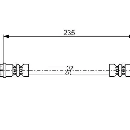 FREN HORTUMU ARKA MERCEDES SPRINTER B904 B905 . VW LT 28-46