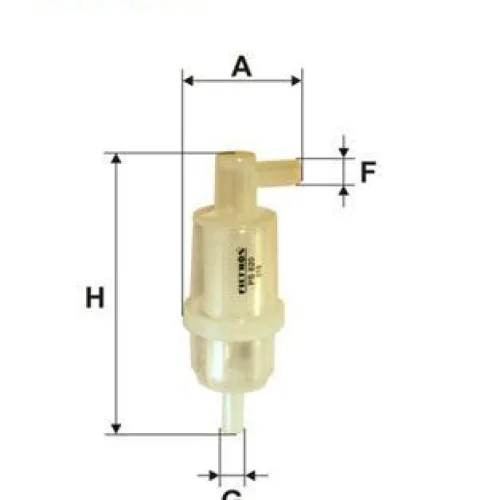 YAKIT FILTRESI MERCEDES OM615 OM616 OM617 W123 W202 W124 W460