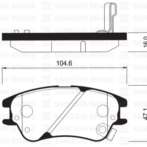 ÖN FREN BALATA HYUNDAI ATOS 1.1L G4HG 06->