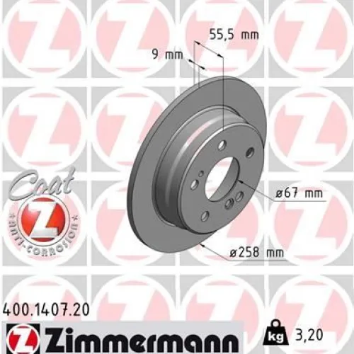 FREN DISKI ARKA MERCEDES W201 W202 W124 C124