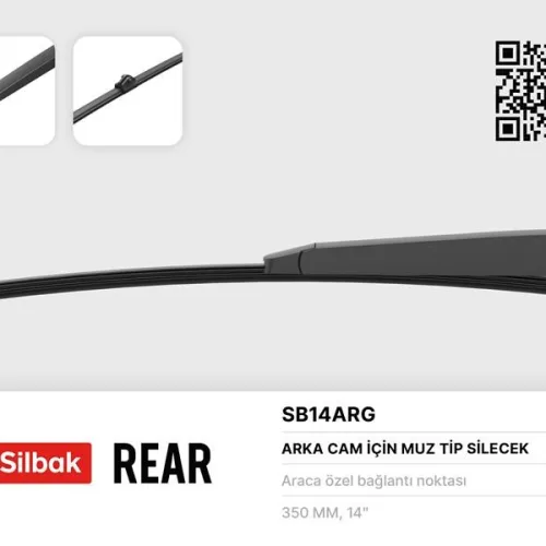 SİLECEK SÜPÜRGESİ ARKA MUZ TİPİ 350mm A1 05/10> PORSCHE CAYENNE 09/10> TOUAREG 01/10>