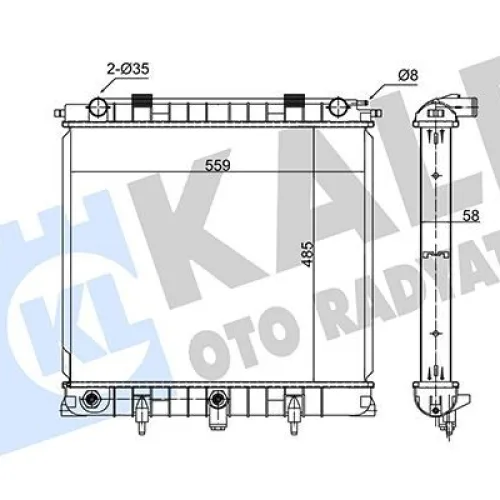 MOTOR SU RADYATORU 26 6T RANGE ROVER 2 P38A 2.5 D 94>02