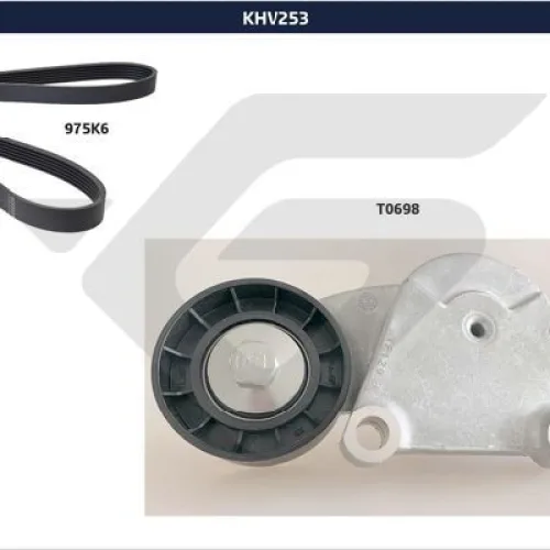 ALTERNATÖR GERGİ KİTİ 6PK975 P207-P308-P3008-P5008-PARTNER-BERLINGO-C3-C4-C5-DS3-DS4 1.4-1.6 HDI